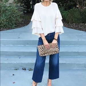 Concrete Jungle Cheetah Print Clutch , NWT